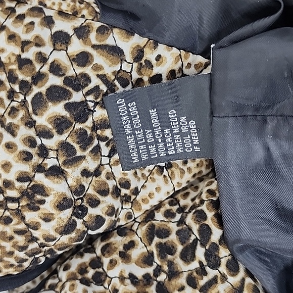 RQT Woman Black Beige Quilted Lightweight Boho Jacket Blazer Size M - Picture 12 of 12